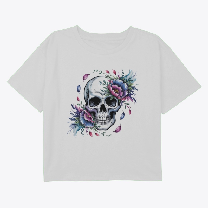 Skull Flora Design