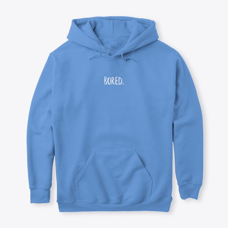 "Bored." Men's Hoodie