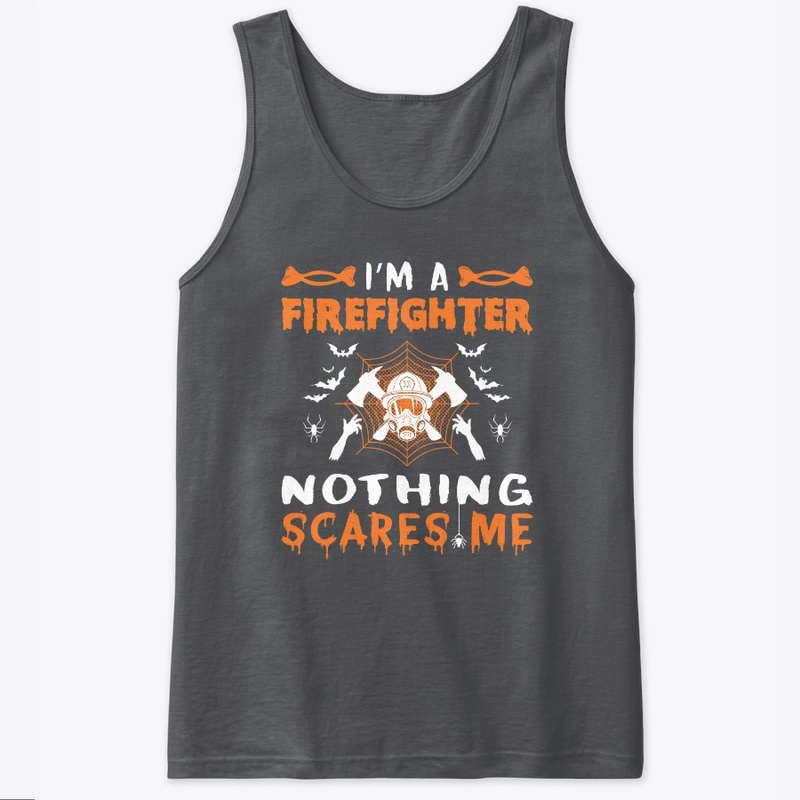 Funny Firefighter Halloween Tshirt Gift
