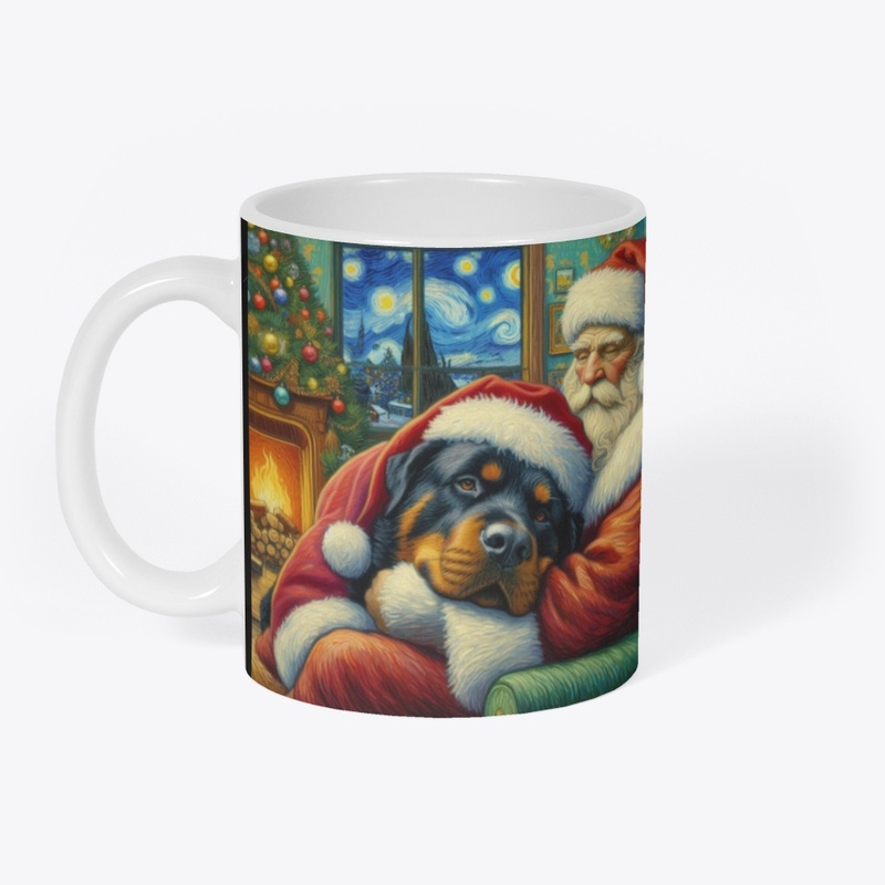 Rottweiler & Santa