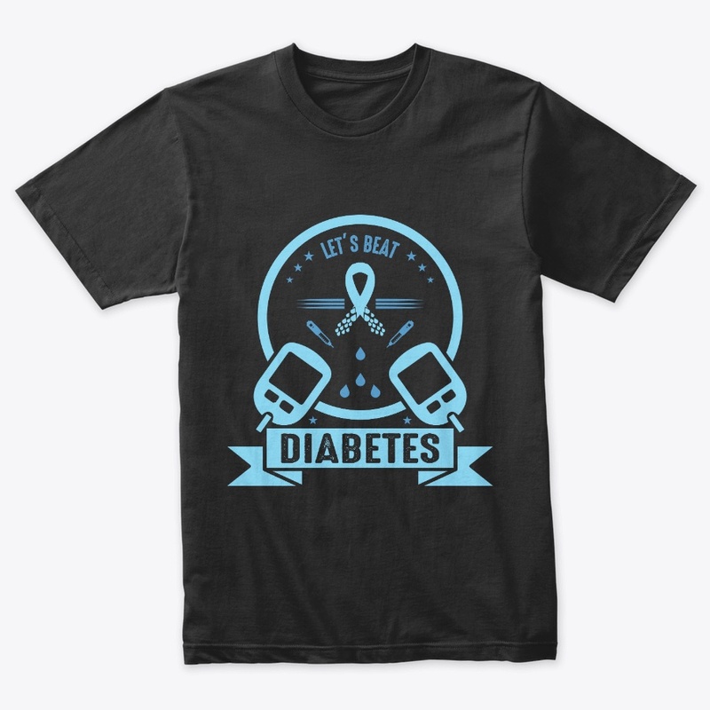 Lets Beat Diabetes -Diabetes Day T shirt