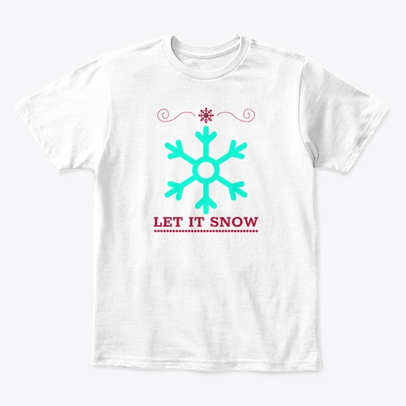Christmas Let It Snow Flake