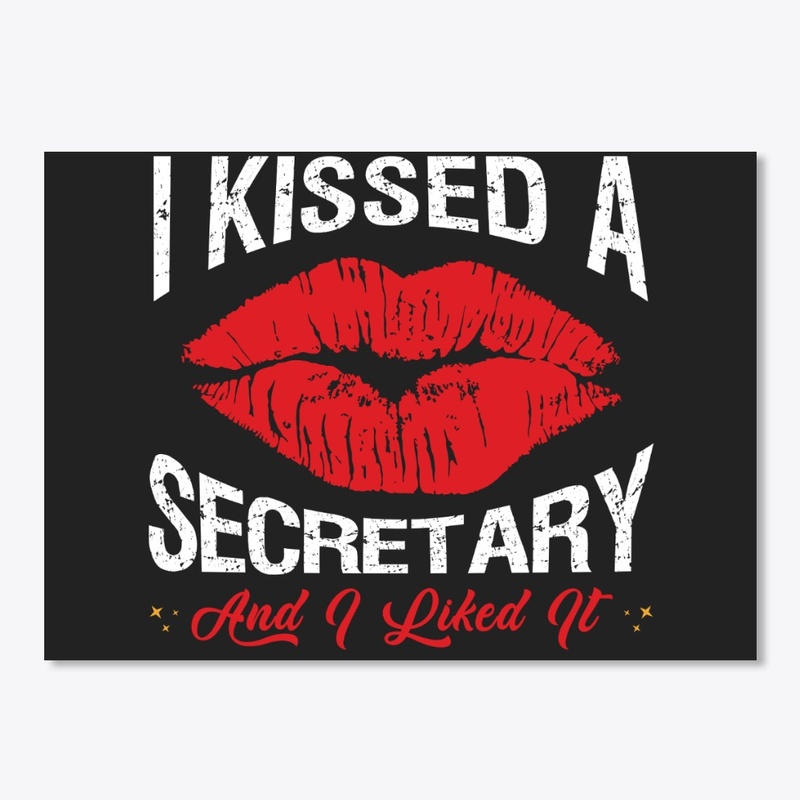 I Kissed A Secretary Face Mask