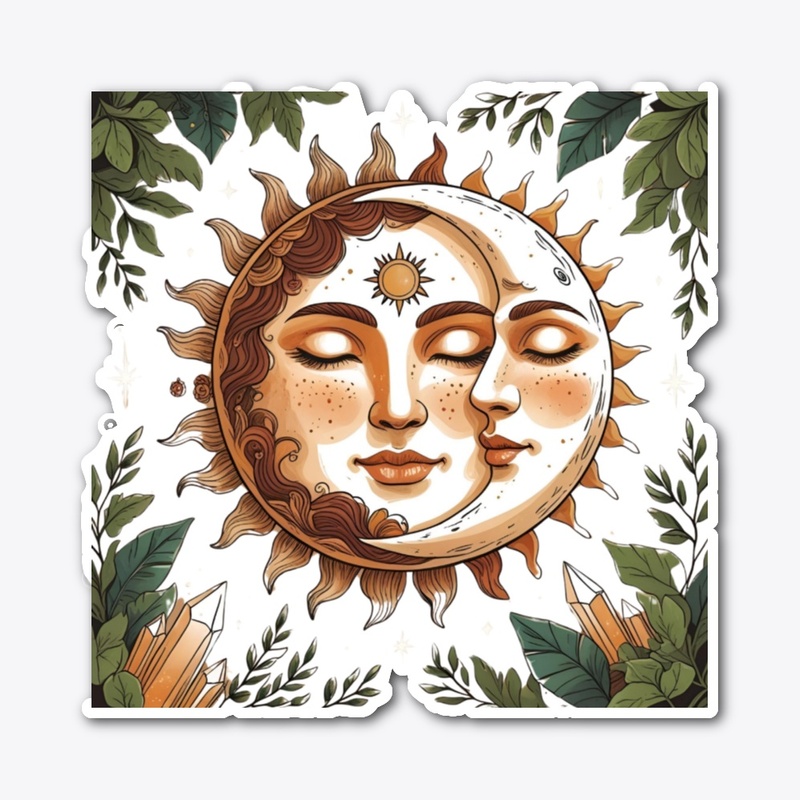 sun and moon Boho/Aesthetic Style