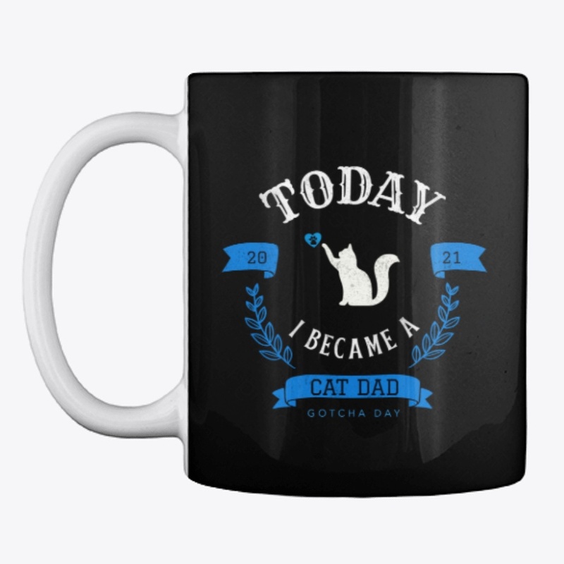 2021 Gotcha Day Cat Dad Design 