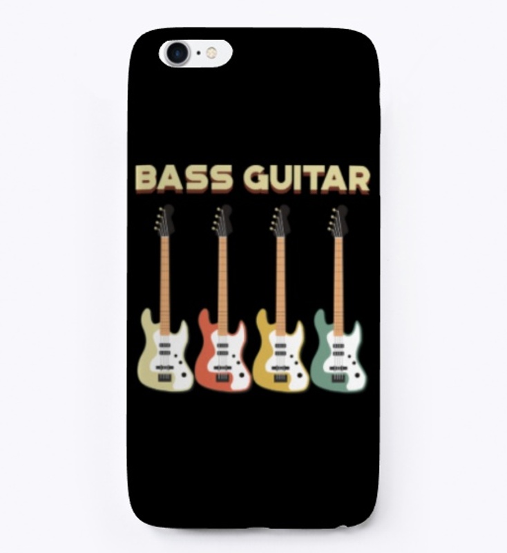 Vintage Bass Guitar For Music Lover