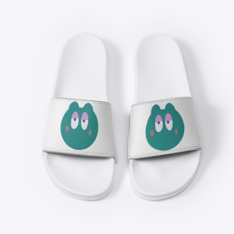 COMME DE GRENOUILLE CYAN SLIDES