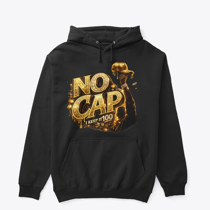 No Cap unisex Pull over hoodie
