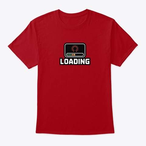 Loading Deep Red T-Shirt Front