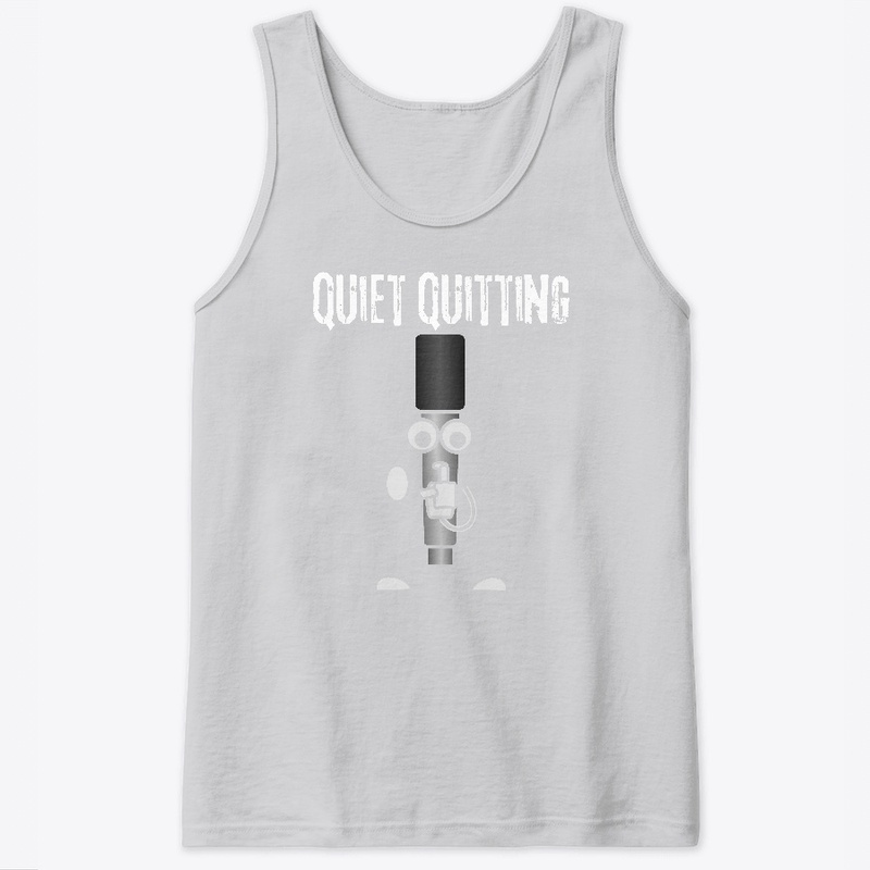 Quiet Quitting shhh _funny design
