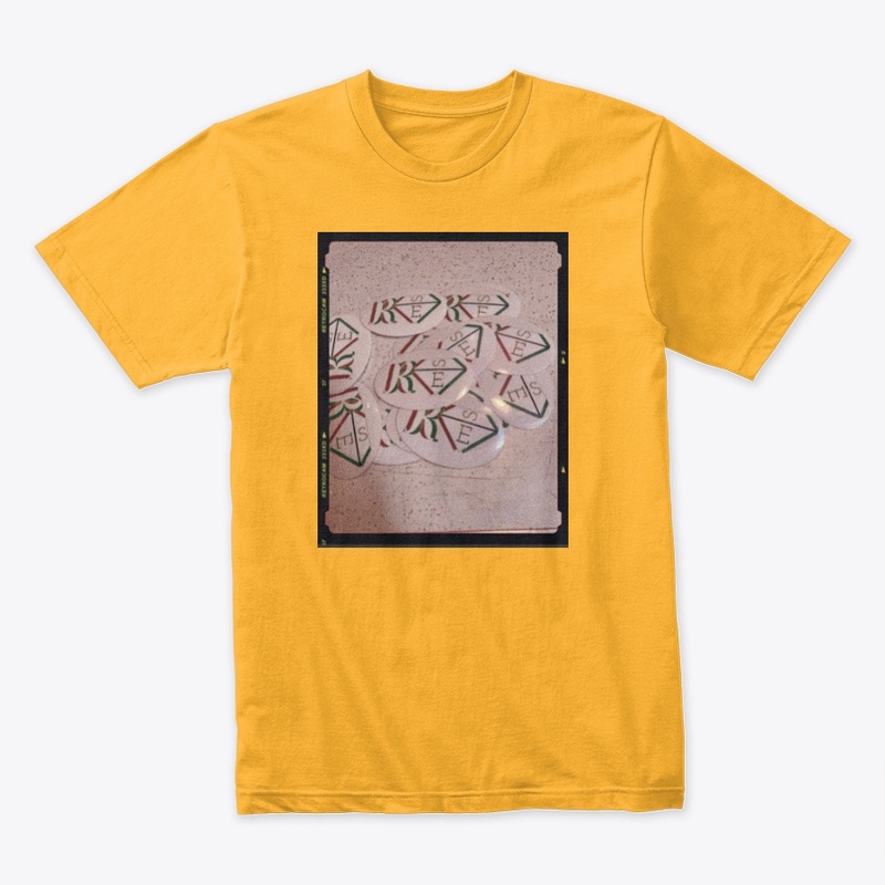 Poloroid Sticker Tee - Warm