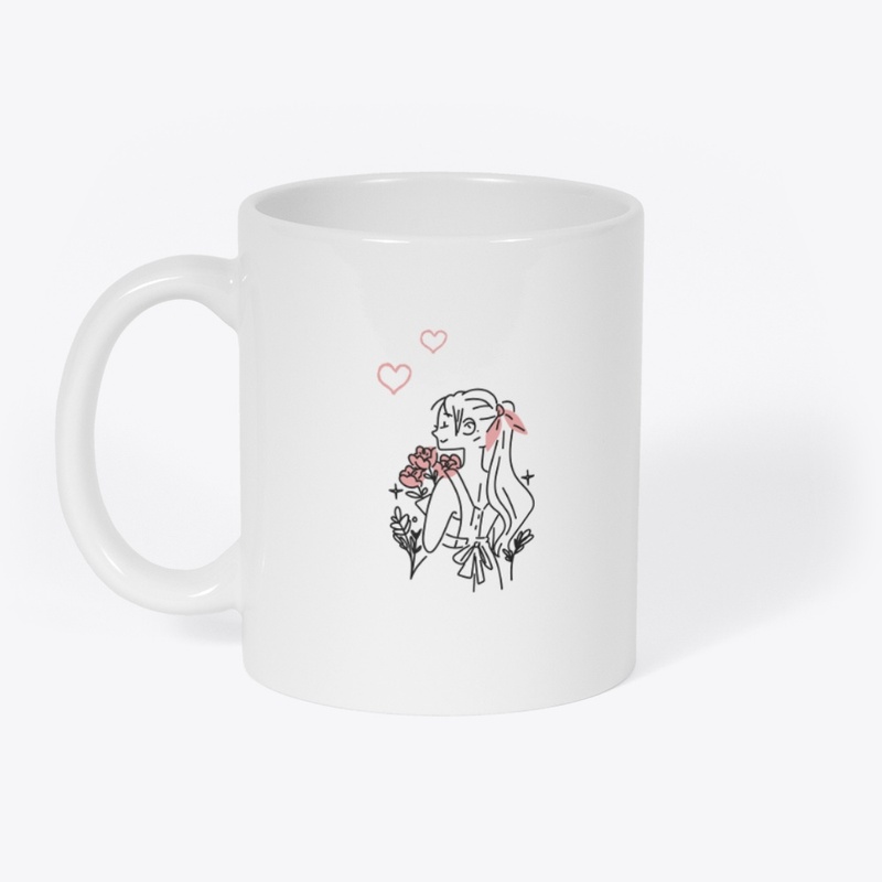 Girl illustrate graphic t-shirt