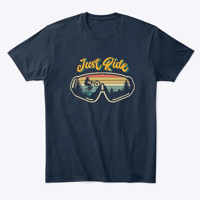 Just ride - mountain bike t-shirt