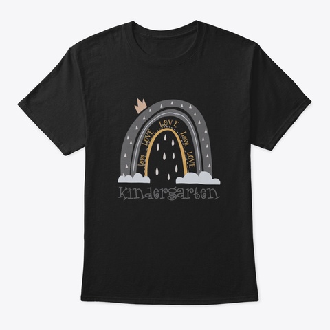 Kindergarten Gift Kindergarten Teacher T Black T-Shirt Front
