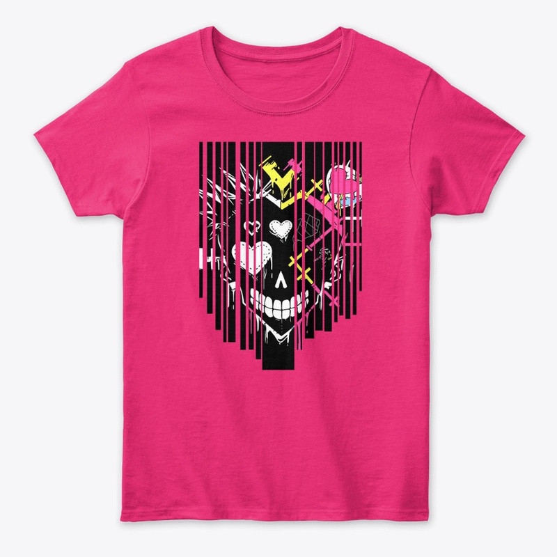 Heart with a crown barcode