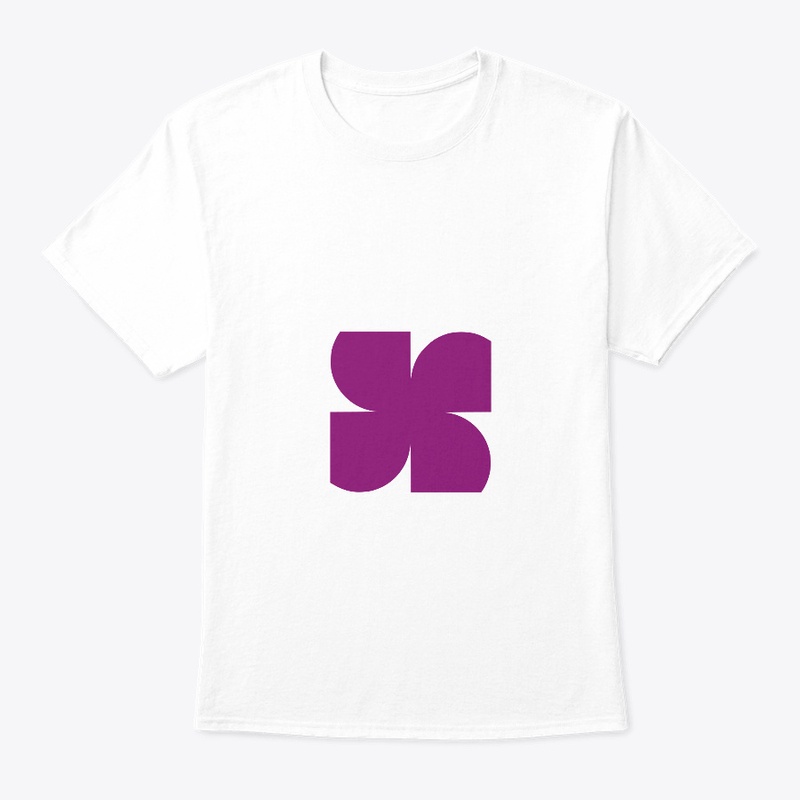 Abstract Geometric Four Petal Flower