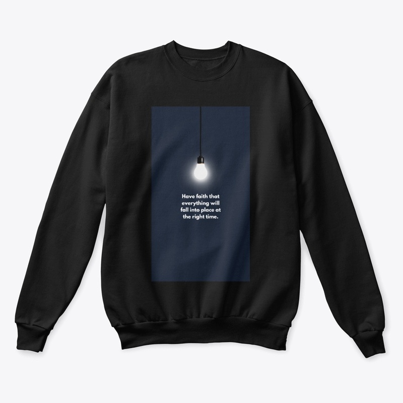 Have Faith Inspirational Black T-Shirt 