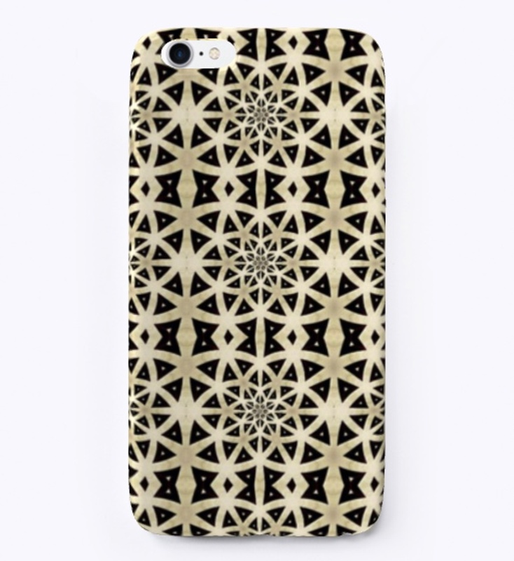 Golden Lattice Print