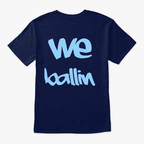 Barz Navy Camiseta Back