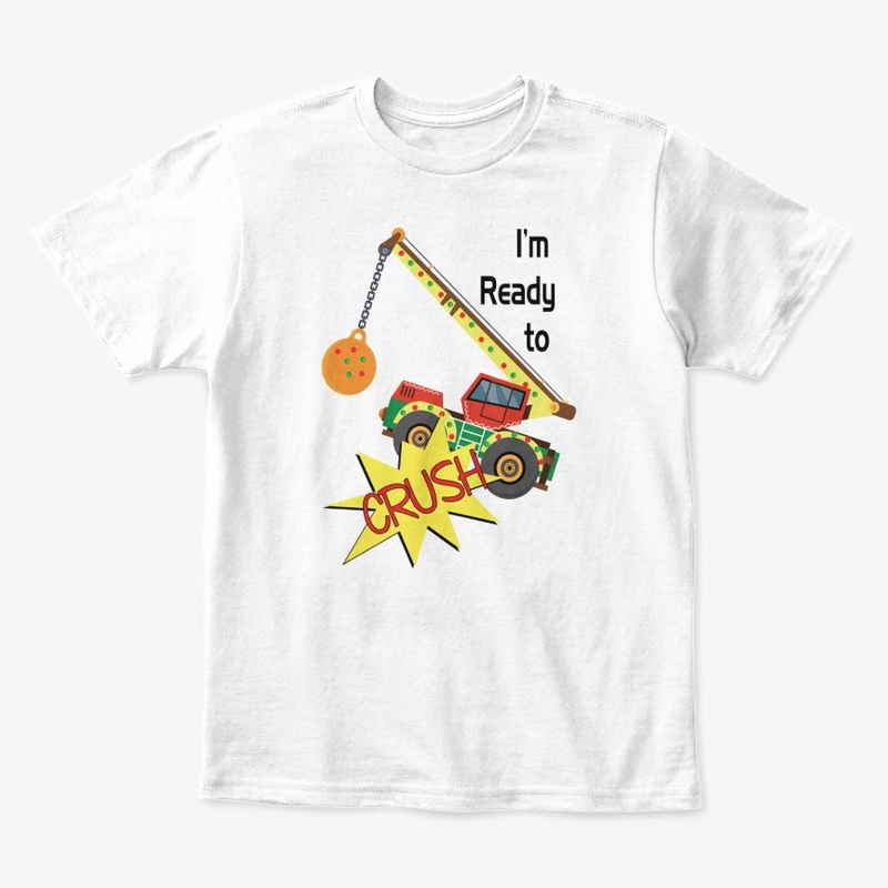 Crush, machine| kids and toddler t-shirt