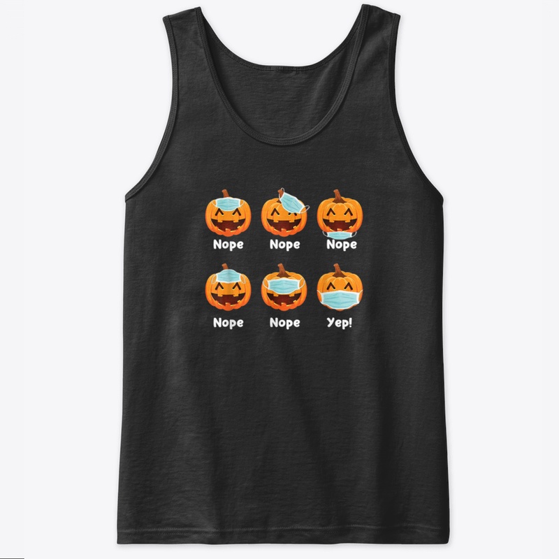 Halloween 2020 Pumpkin Wearing Mask Wron
