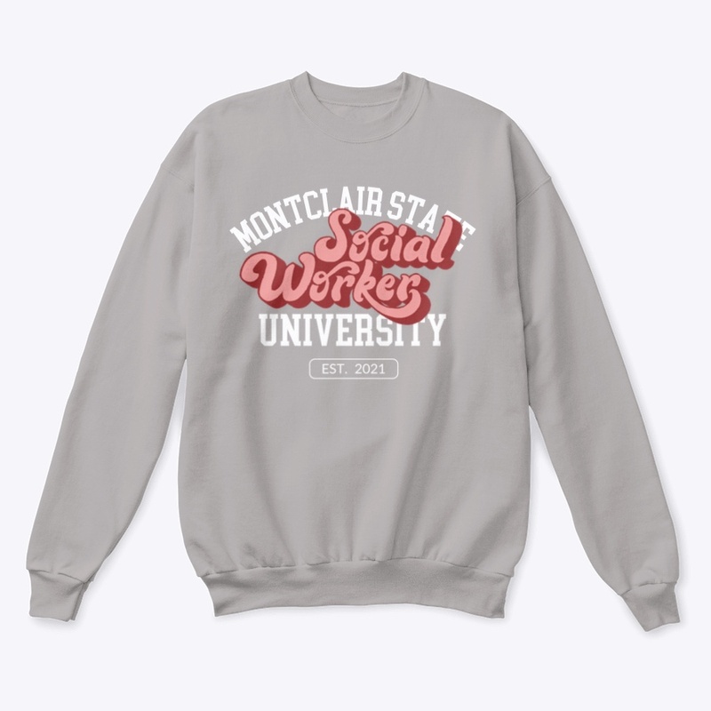 Retro Varsity Crew Neck (Pink)