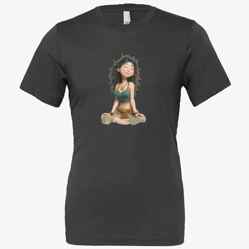 Cute 3D girl smiling and happy