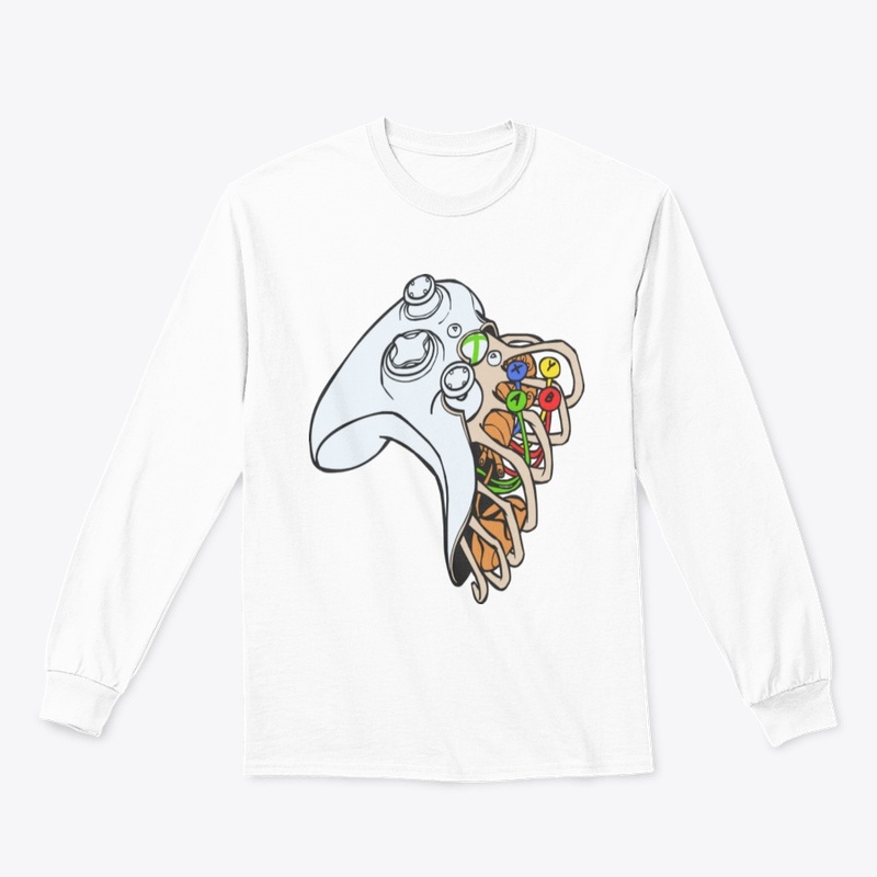 Funny video game controller anatomy tee