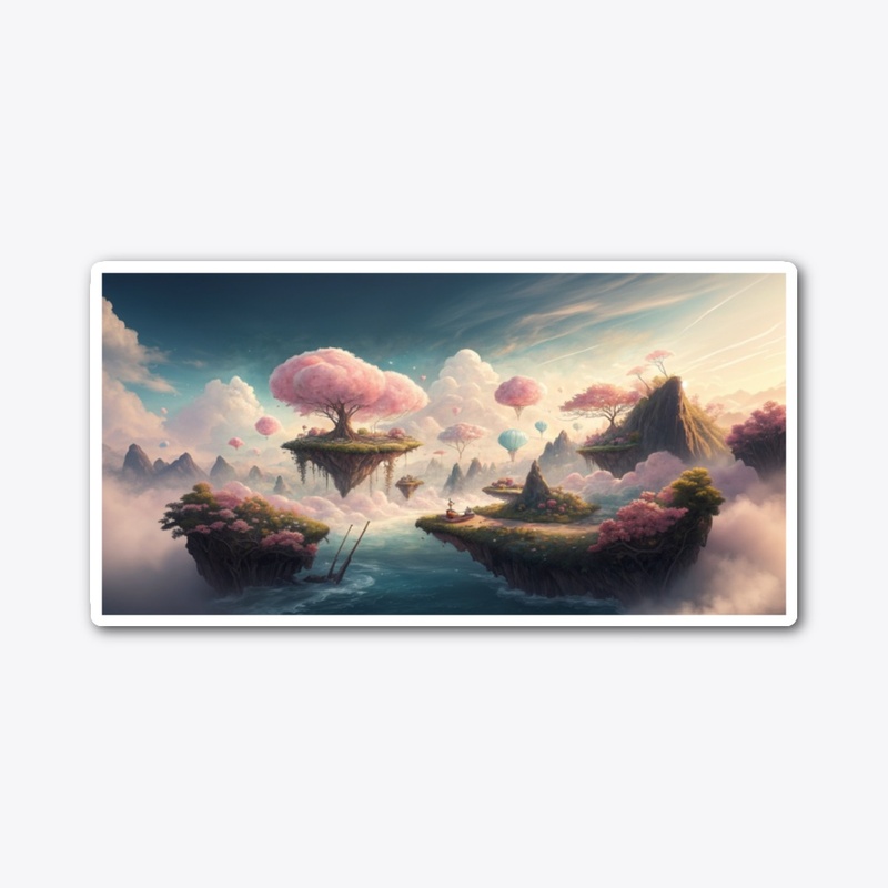 Floating Islands Fantasy Dreamscape