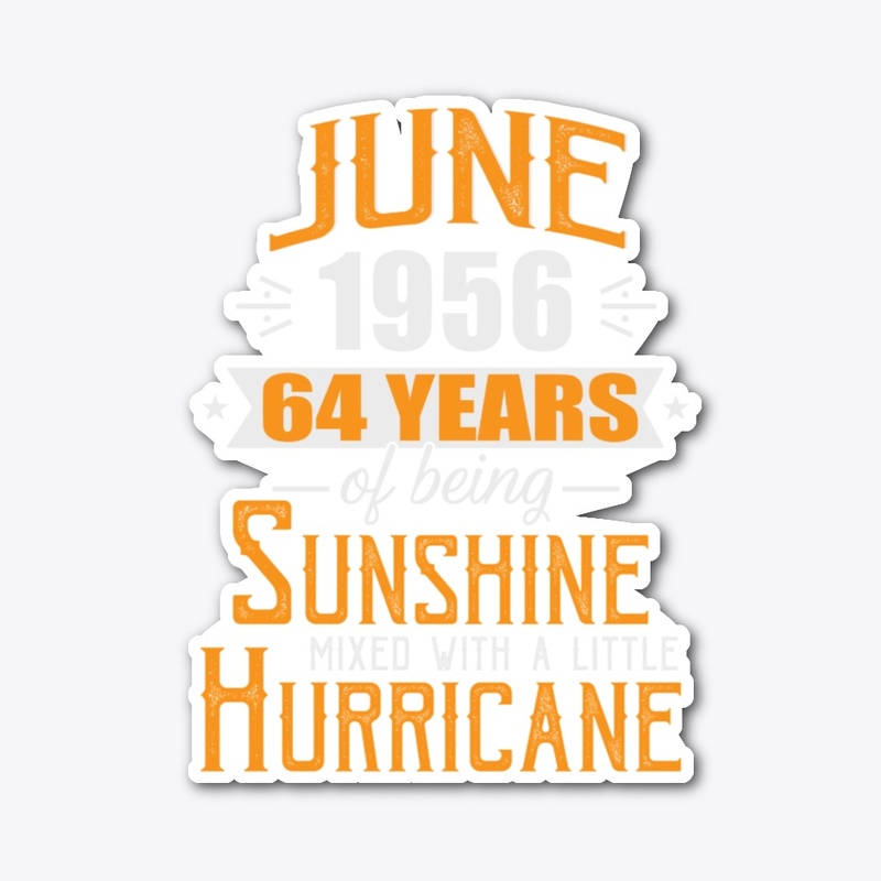 June 1956, 64 Years Anniversary Gift