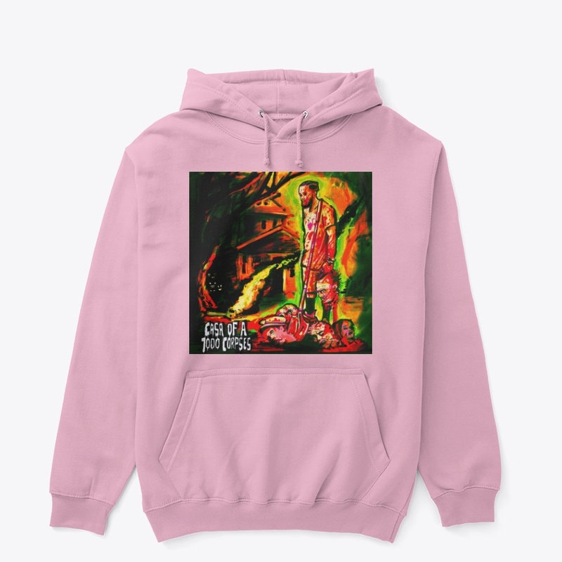pink cromeface x choco hoodie