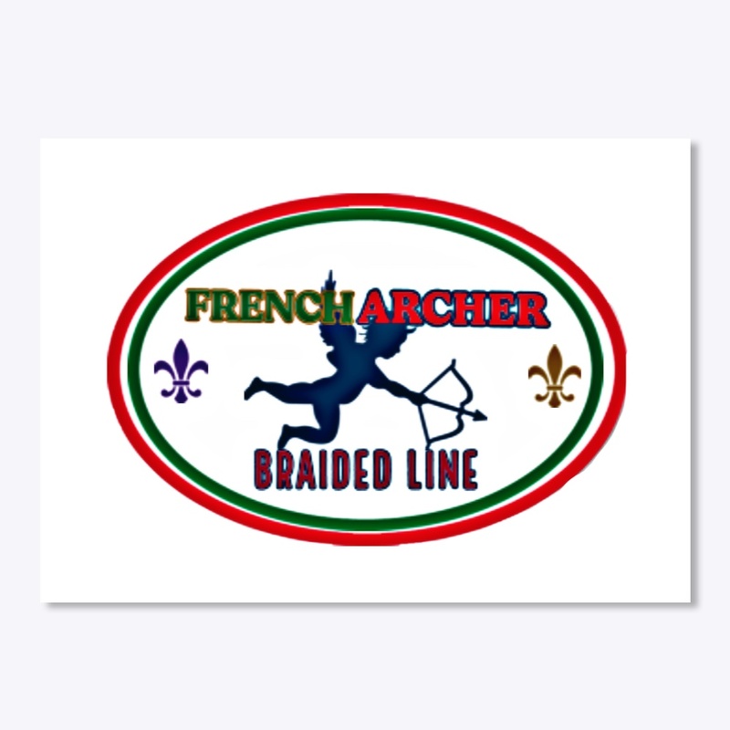 French Archer logo sticker