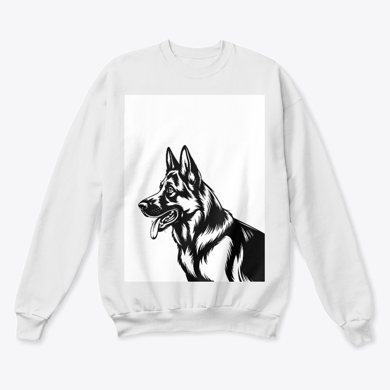 Bold German Shepherd Dog