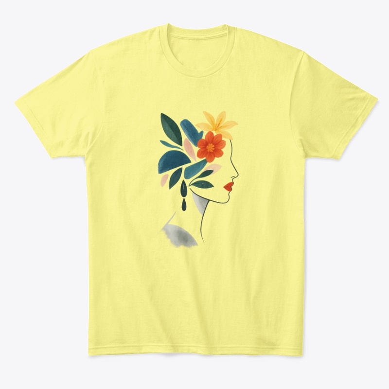 Blooming Silhouette – Art Collage