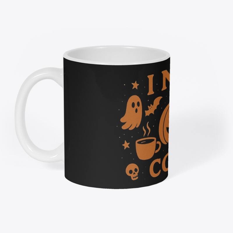Coffee Mug For Halloween "I need coffee"
