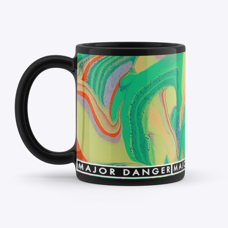 yellow paint mug