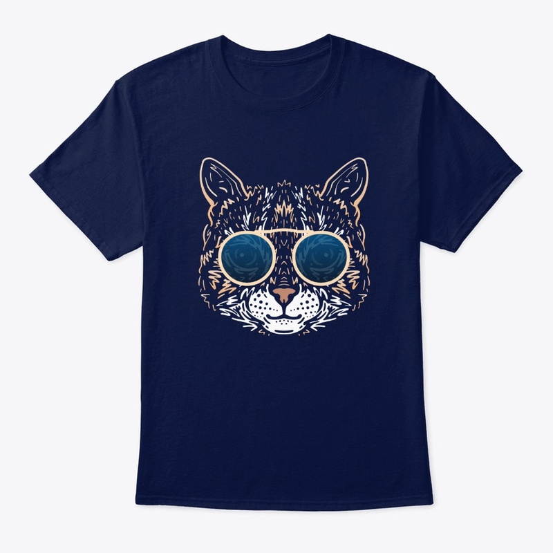 Cute Cat in Sunglasses (Colored+sg08)
