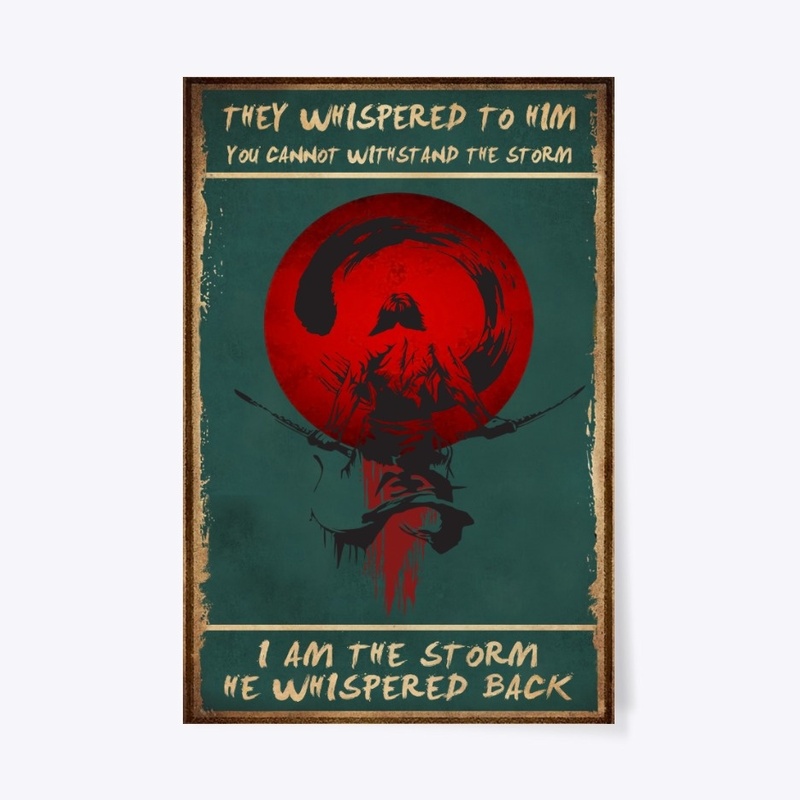 Samurai poster I am the storm
