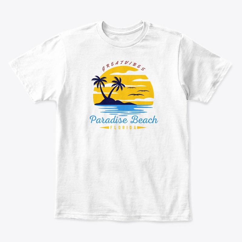  “PARADISE BEACH" Florida Kids Tshirt