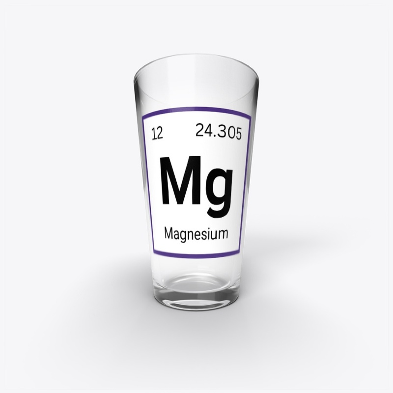 Magnesium - Mg - Pint Glass 