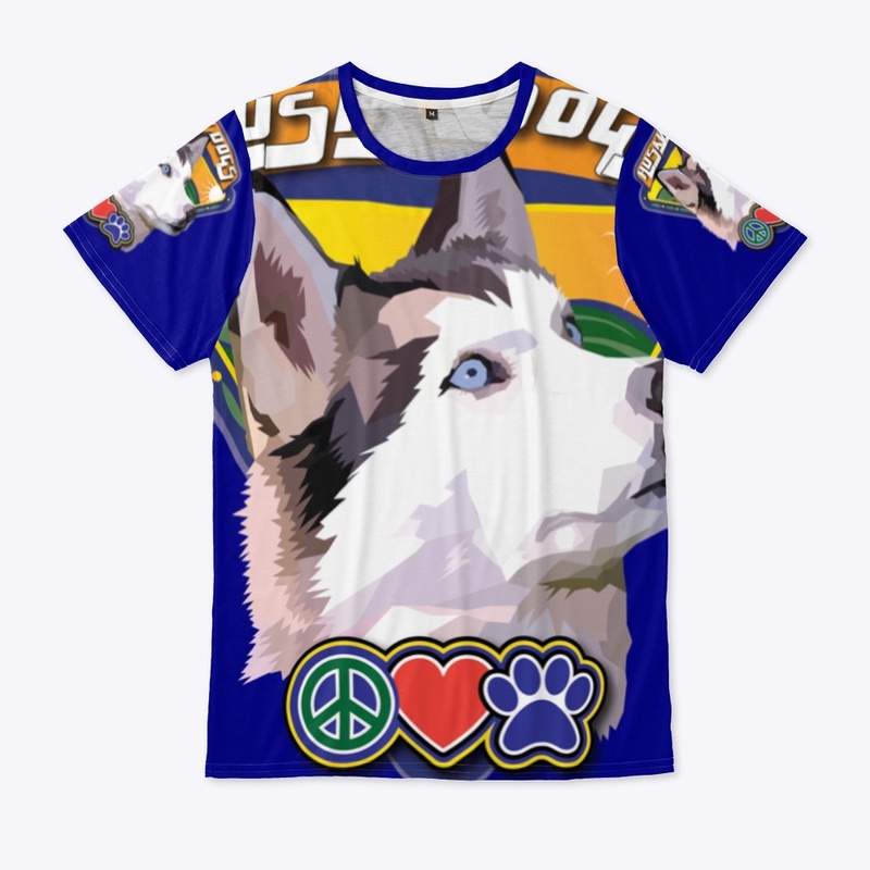 Husky Dog Lovers All-Over-Print T-Shirt