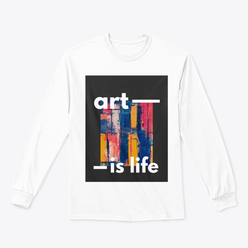 Art is life printed disign 