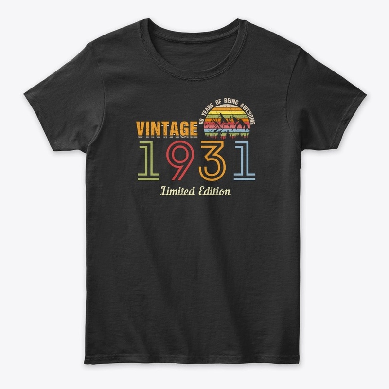 90 Year Old Vintage 1931 Limited Edition