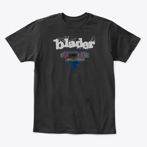 Beyblade Blader Child Sizes  Black T-Shirt Front
