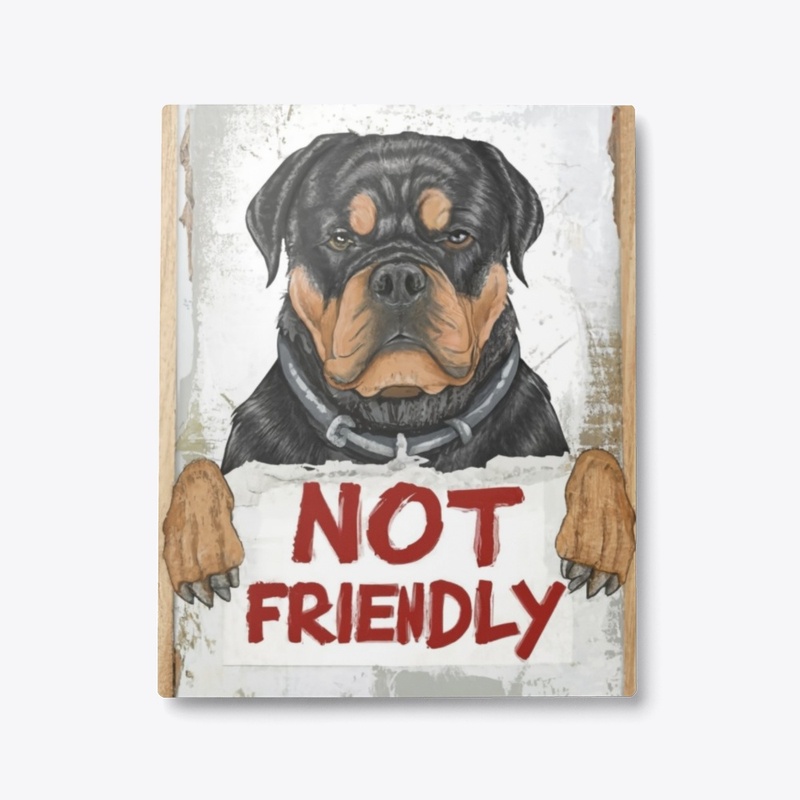Rottweiler Warning Sign