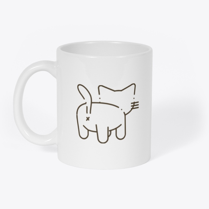 Cute Chonky Kitty looking somewhere