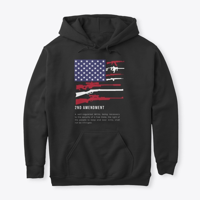 American flag and 2nd amendment rights