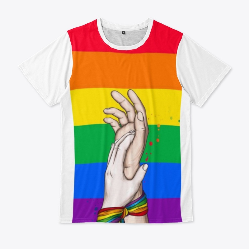Pride rainbow strip