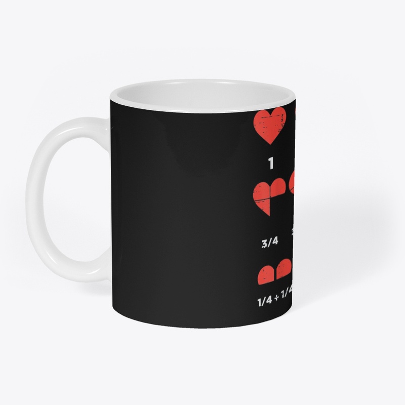 Valentines Day Fractions Heart Math