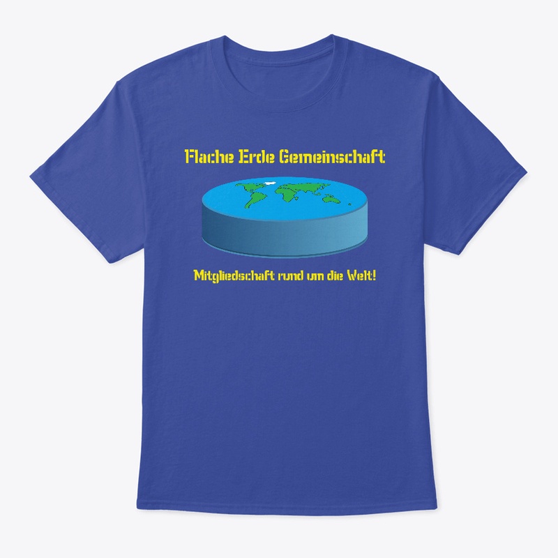 Flache Erde Gemeinschaft T-Shirt